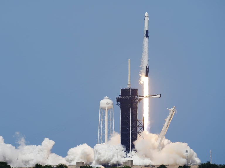 SpaceX Launches First Astronauts to Orbit from U.S. Since 2011